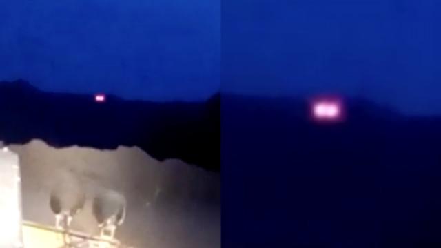 Red Glowing UFO Captured by Construction Worker Before Vanishing in Chihuahua (Mexico) - FindingUFO