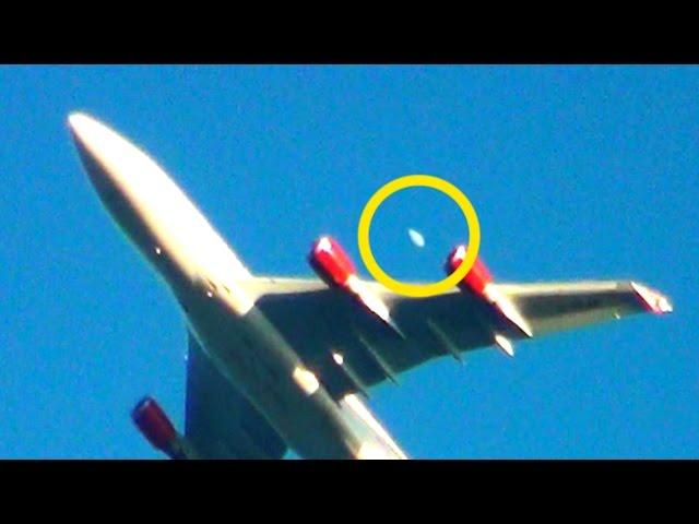 UFO Flies Over Plane Wing In California January 2015