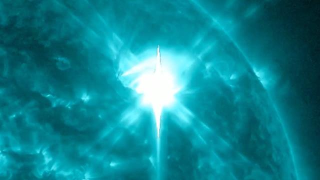 'Hyperactive sunspot' unleashes multiple X and M flares - Spacecraft see it!