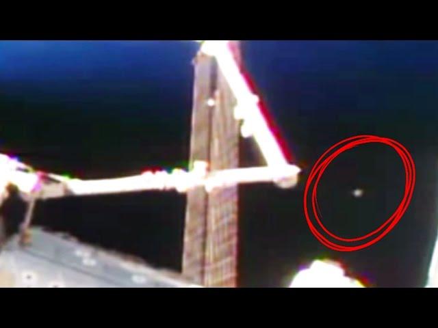 UFO Discovered In Nasa Video Mysterious Orb Object Located Upon Cygnus Arrival At ISS