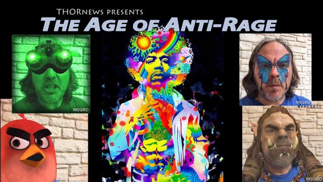 Earth United - The Day of RAGE: Martians, Angry Birds, Batman, Jimi Hendrix  & THOR