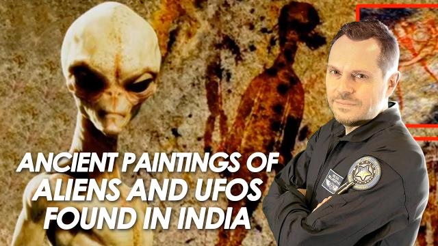 ???? 10,000 Year Old Painting with Extraterrestrial Beings and UFOs Found in India