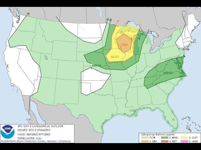 Stormy & Wet weather for 70% of the USA for the next 2 weeks