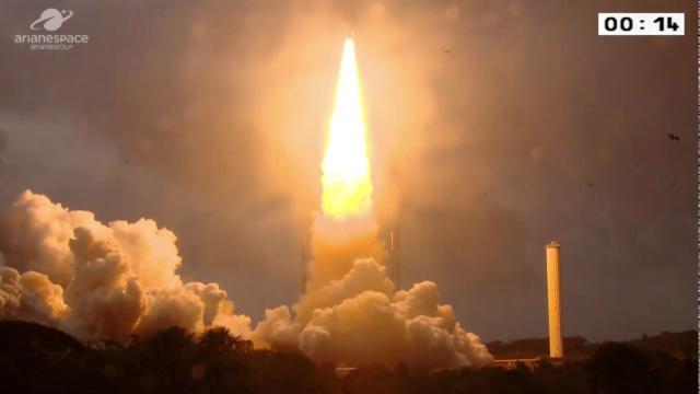 Ariane 5 rocket launches Eutelsat and Indian satellites