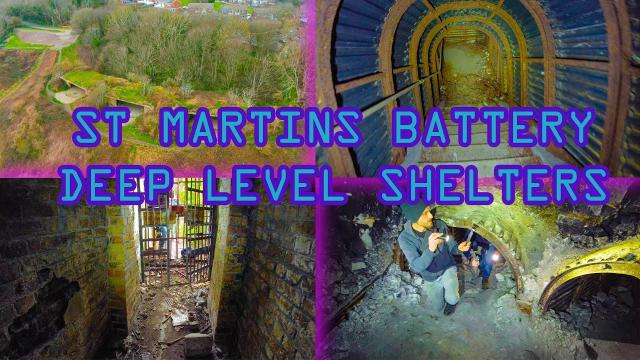 Abandoned ST Martins Deep Level Shelter DOVER WESTERN HEIGHTS