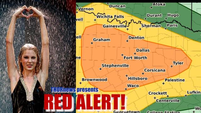 RED ALERT! Taylor Swift Concert Goers in Arlington Very Bad Weather Possible for DFW!