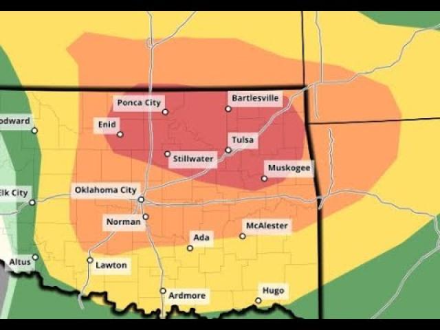 Red Alert! Tornadoes on the Ground in Oklahoma & Arkansas to start a wild severe weather week!