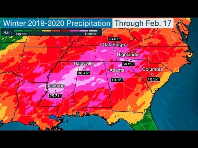 Big South East USA river flooding Issues & Endless UK Storms & Mega storm USA March?