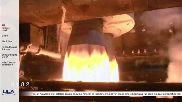 Blastoff! Amazon's first 2 internet satellites launched atop Atlas V rocket