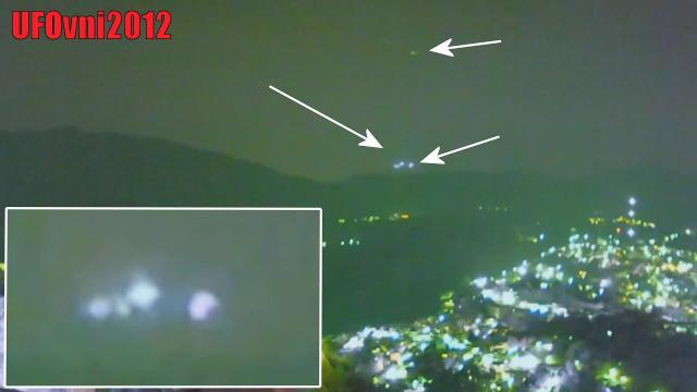 UFO Sighting: Massive UFOs Flying Over The Mountain To Teleport In Taxco Guerrero