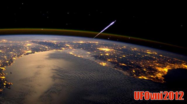 UFO Takes OFF On The Earth, captured By ISS