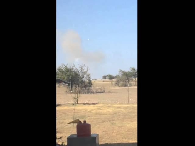 SpaceX Rocket Explodes - Falling Debris Captured On Video