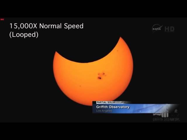 Partial Solar Eclipse Snippet Time-Lapsed | Video