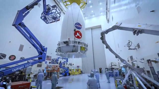 See NASA's Perseverance Mars Rover get stacked onto rocket