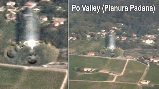 Is UFO Really Landed In Po Valley?Large UFO Spotted in the Po Valley