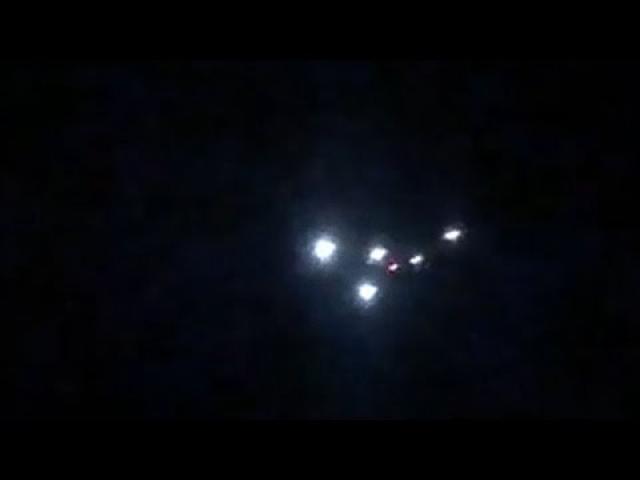 Triangle UFO Filmed at Night in 2019 ????