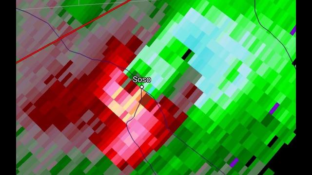 ALERT! Major EF5 264 mph long track Tornado on Ground in Soso Mississippi & Multiple Tornadoes.