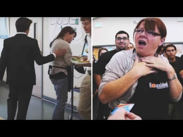 This Lunch Lady Was Asked To Sit Down Then She Discovered What The Students Had Done