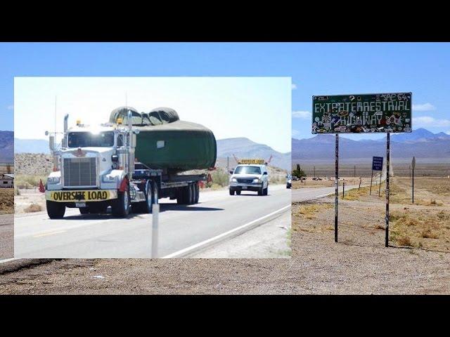 Mysterious Oversize Load Spotted on the Extraterrestrial Highway