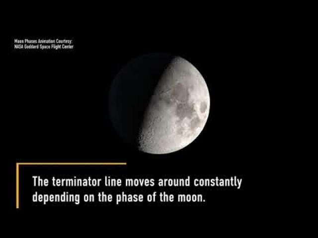 'All terminator' view created from waxing moon images