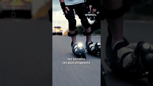 Les skis électriques de Skwheel : ils glissent sur tous les terrains !