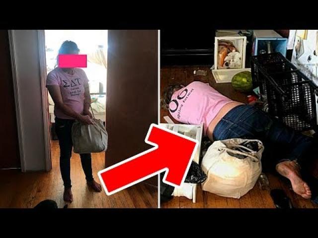 Maid Hired To Clean A Woman's Apartment Goes Way Off The Deep End Right In Plain View