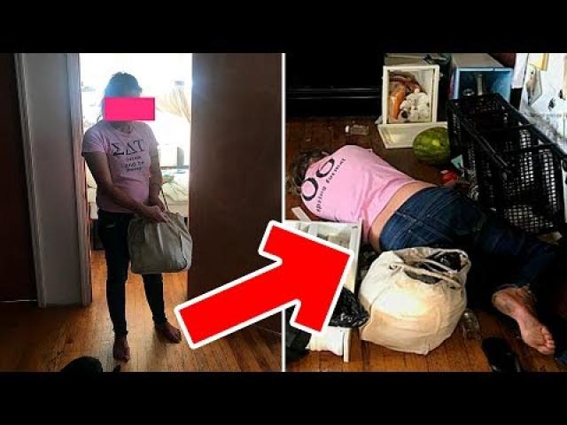 Maid Hired To Clean A Woman's Apartment Goes Way Off The Deep End Right In Plain View