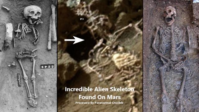 Incredible Alien Skeleton Found On Mars