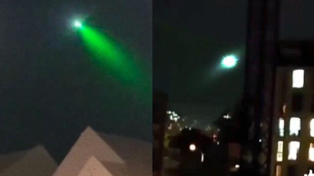 UFO with green light spotted in Santiago de Chile ????- UFO News - April 18, 2023 (????LIVE)