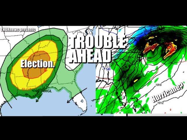 Nasty Election Day Storm & more Major Flood Troubles USA + Atlantic Volcano Heat