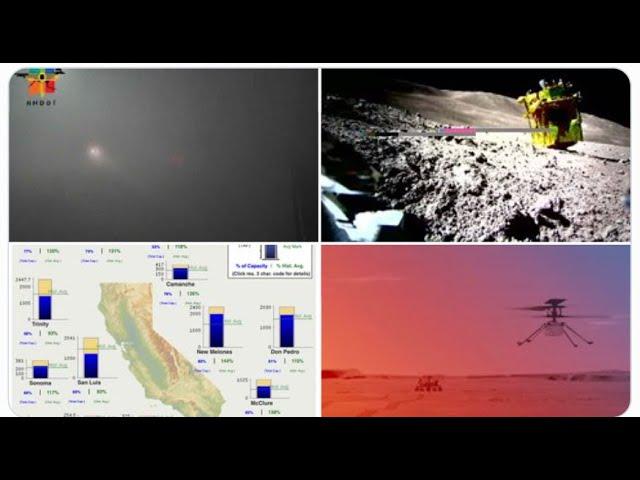 The death of a Martin Helicopter! Superfog USA lingers! Japanese Moon shots! Big storms coming?