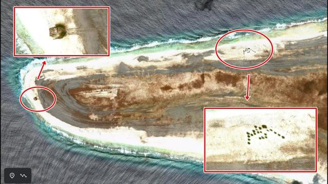 Google Earth user reckons they have spotted a 'crashed UFO' on uninhabited island