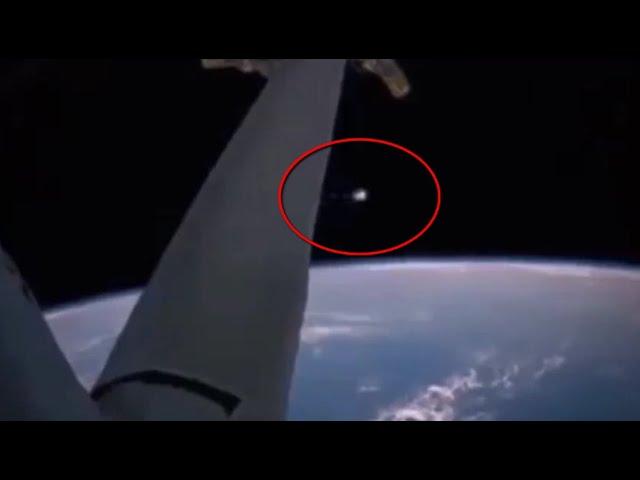 Amazing UFO Sighting Caught on NASA Live Stream