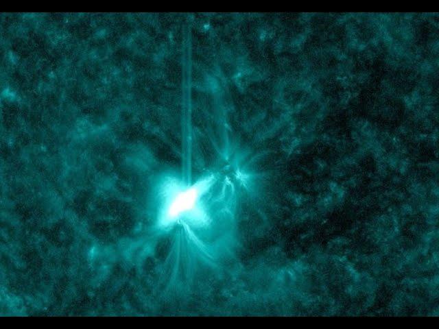 M Class Earth directed Solar Flare & Wild Weather on the Way for Weeks!