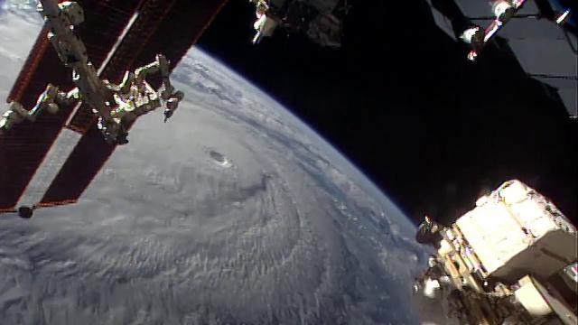 Category 5 Hurricane Lane Seen From Space