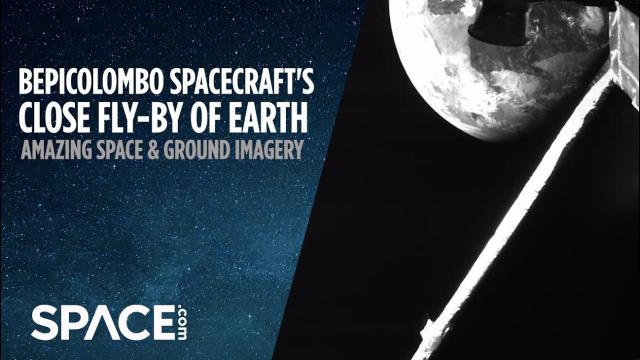 See BepiColombo spacecraft's Earth fly-by in amazing space and telescope views