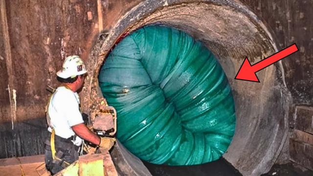 Worker Stunned Draining Sewer - When He Realizes What It Is, He Calls The Police