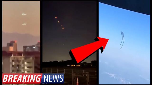 BREAKING NEWS! Multiple black hawk helicopters pursue swarms of UFOS!!