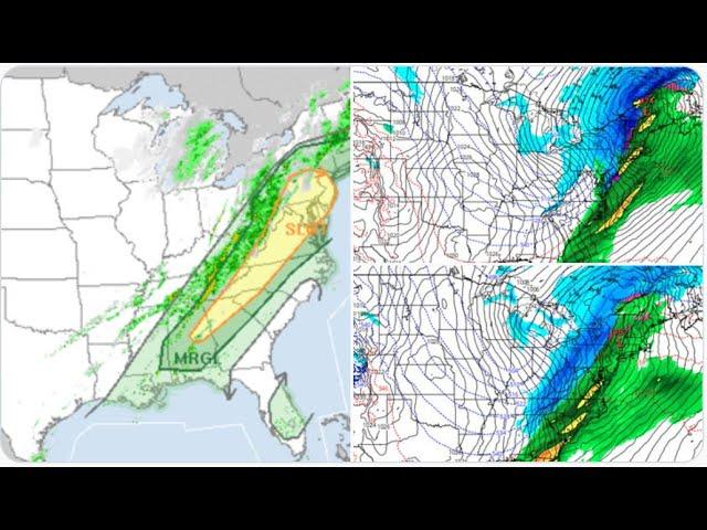 Tornadoes possible today & a Stormy 2 weeks ahead for the USA!