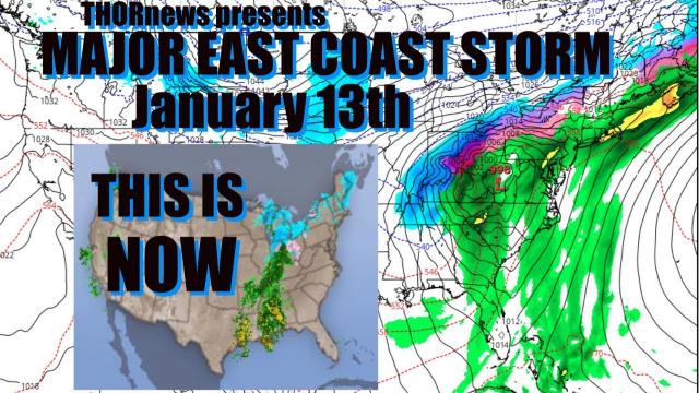 Ice & Snow & Rain for East Coast & a MAJOR STORM on the 13th
