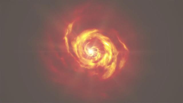 Zoom into planet forming 'twist' observed by Very Large Telescope
