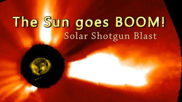 The Sun goes BOOM! Solar Shotgun Blast!