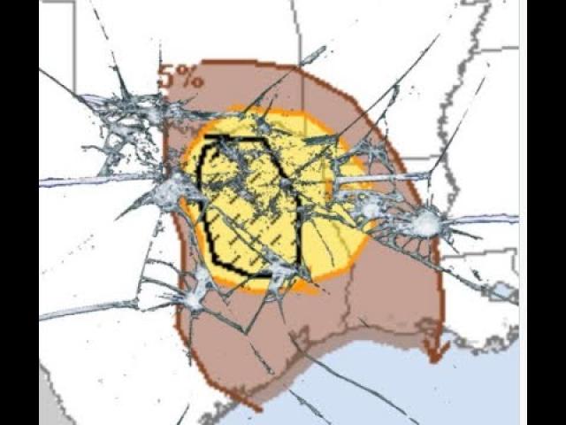 Red Alert! Texas, Tonight's Severe Weather Storm threat has begun! Hail & Possible Tornadoes!