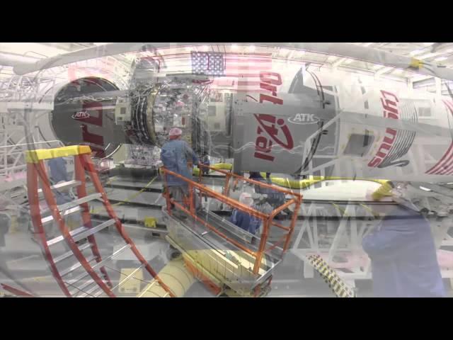 Antares ORB3 Rocket Readied For Launch To Space Station | Raw Video