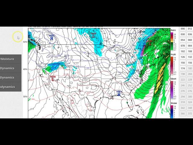 91 rivers flooding, Big Gulf & East Coast storm & a Polar Vortex split.