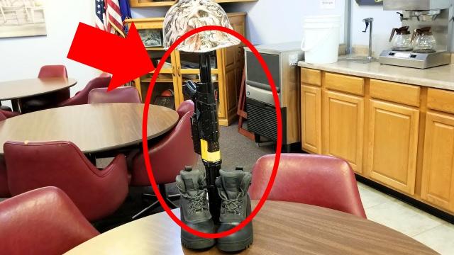 Middle Schooler Suspended When Principal Sees His Veterans Memorial