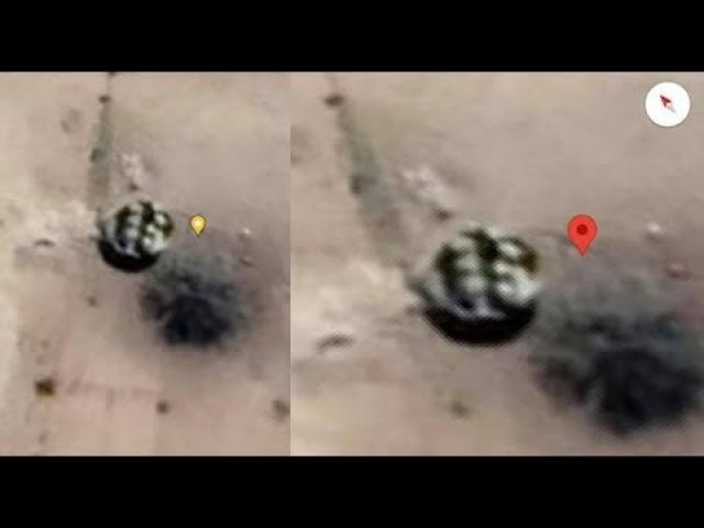 Crash UFO discovered via Google Earth in South African Desert