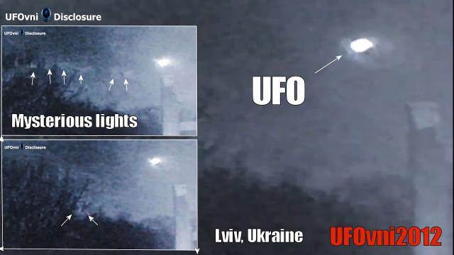 This Infrared Image Of A UFO Was Captured By A Security Camera In Lviv, Ukraine, On March 7, 2022