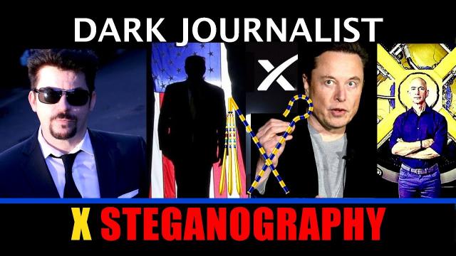 Dark Journalist X Steganography UFO FIle Elon and The Space President