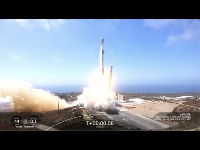 SpaceX launches 46 Starlink satellites from California, nails landing